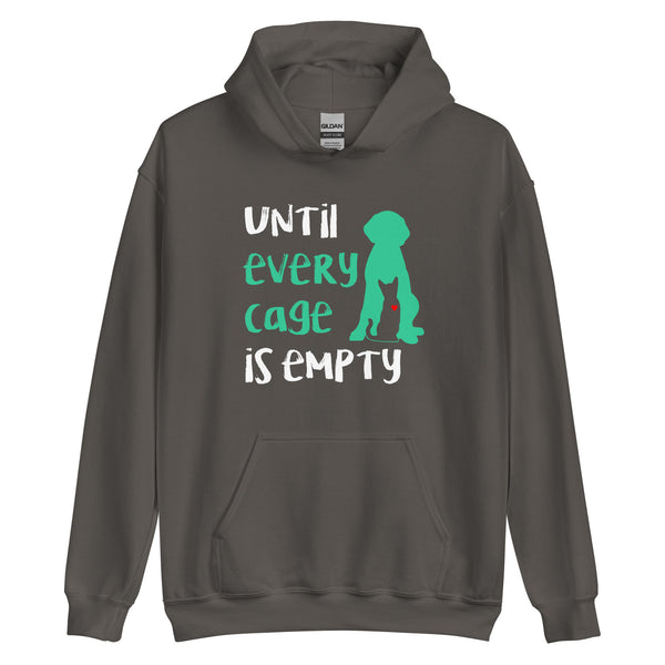 Until every cage is empty Unisex Hoodie-I love Veterinary