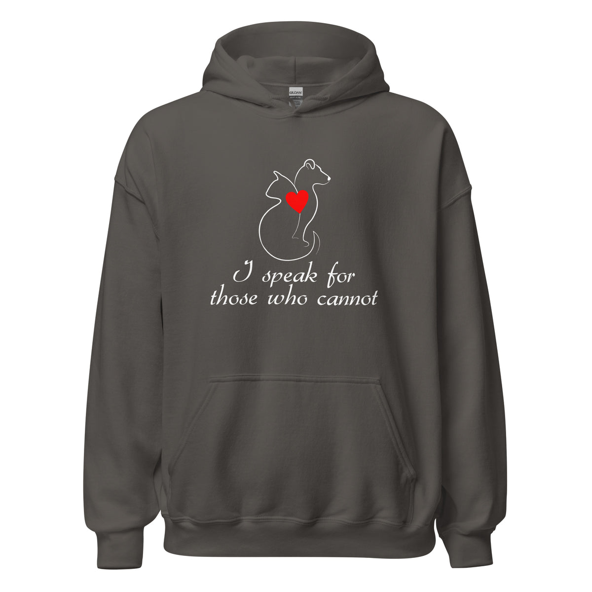 I speak for those who cannot Unisex Hoodie-I love Veterinary