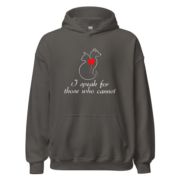 I speak for those who cannot Unisex Hoodie-I love Veterinary