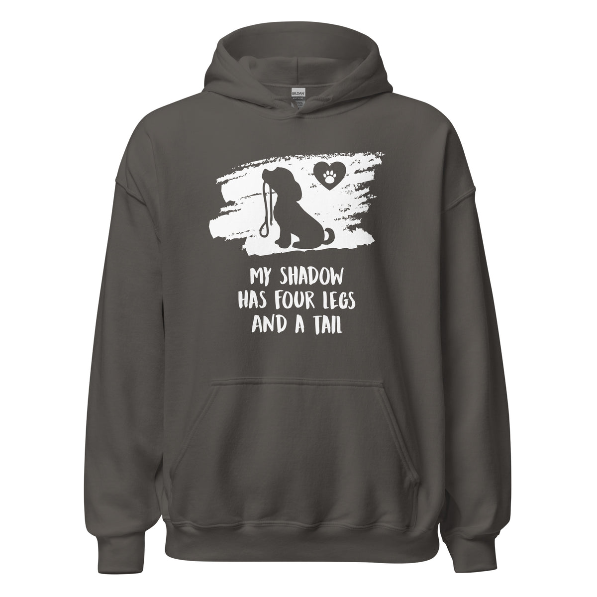 My shadow has four legs and a tail Unisex Hoodie-I love Veterinary