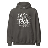 Vet Tech Stethoscope Pulse Unisex Hoodie-I love Veterinary