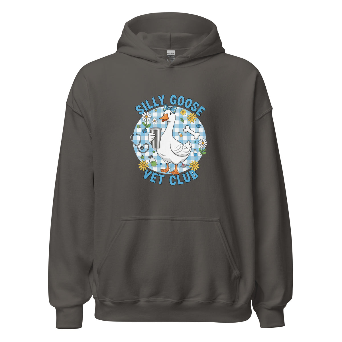 Silly Goose Vet Club Unisex Hoodie-I love Veterinary