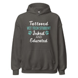 Vet Tech Student Inked and Educated Unisex Hoodie-I love Veterinary