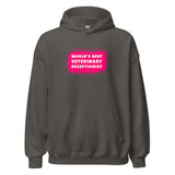 World's best veterinary receptionist color splash Unisex Hoodie-I love Veterinary