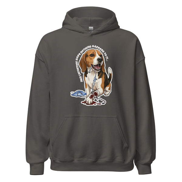 Nice catheter! Unisex Hoodie-I love Veterinary