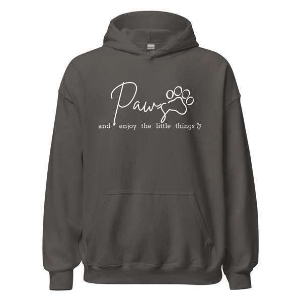 Paws and enjoy the little things Unisex Hoodie-I love Veterinary