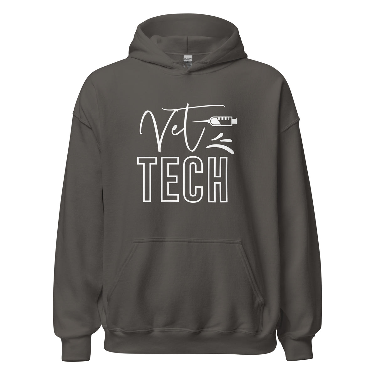 Vet Tech Needle Unisex Hoodie-I love Veterinary