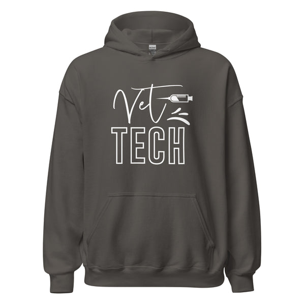 Vet Tech Needle Unisex Hoodie-I love Veterinary