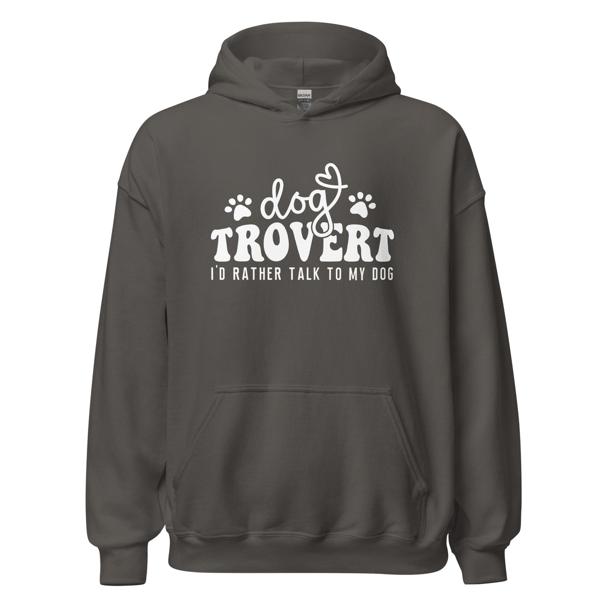 I'd rather talk to my Dog Unisex Hoodie-I love Veterinary