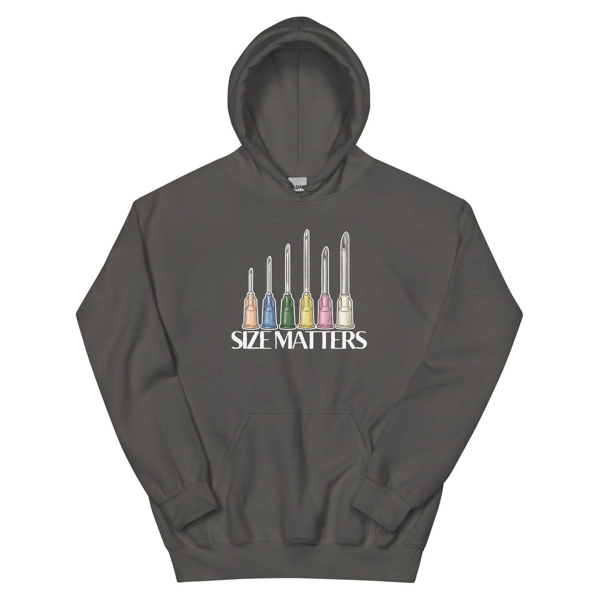 Size matters Unisex Hoodie-I love Veterinary