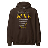 Checklist of the best Vet Tech Unisex Hoodie-Unisex Hoodie | Gildan 18500-I love Veterinary