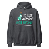 It just started yesterday Unisex Hoodie-Unisex Hoodie | Gildan 18500-I love Veterinary