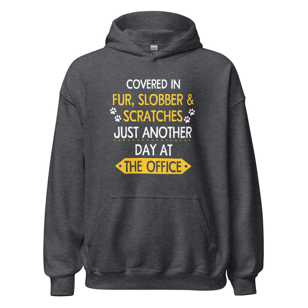 Fur, Slobber, Scratches Unisex Hoodie-Unisex Hoodie | Gildan 18500-I love Veterinary