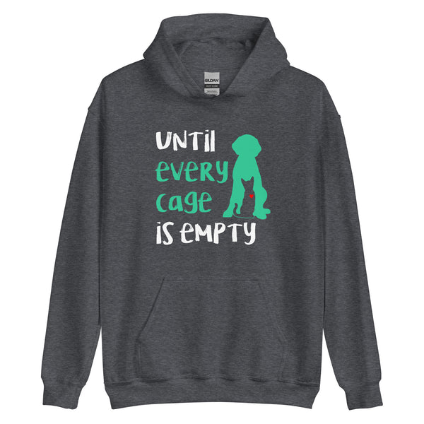 Until every cage is empty Unisex Hoodie-I love Veterinary