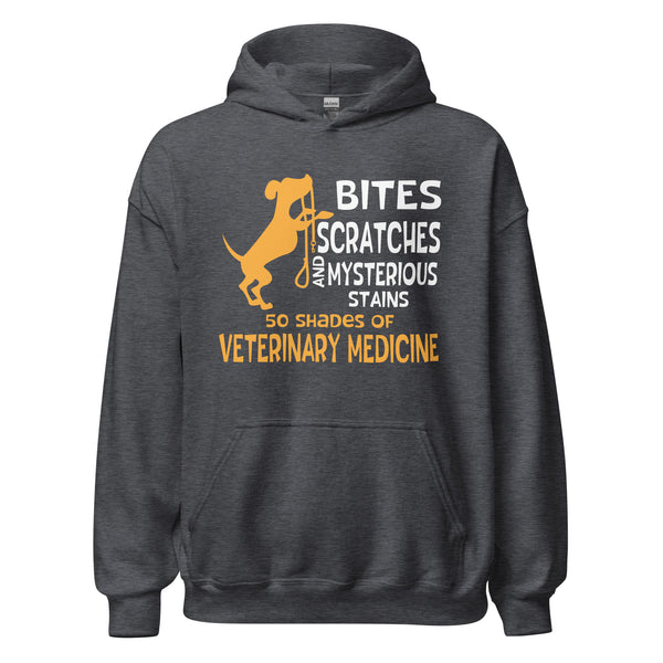 50 Shades of Veterinary Medicine Unisex Hoodie-I love Veterinary