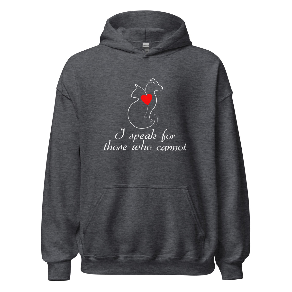 I speak for those who cannot Unisex Hoodie-I love Veterinary