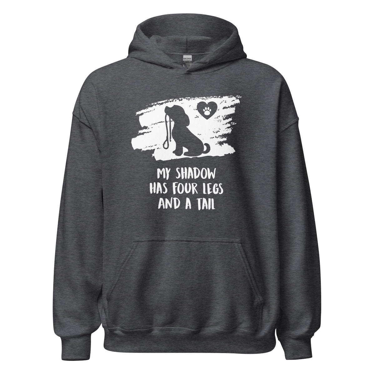 My shadow has four legs and a tail Unisex Hoodie-I love Veterinary