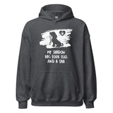 My shadow has four legs and a tail Unisex Hoodie-I love Veterinary