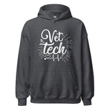 Vet Tech Stethoscope Pulse Unisex Hoodie-I love Veterinary