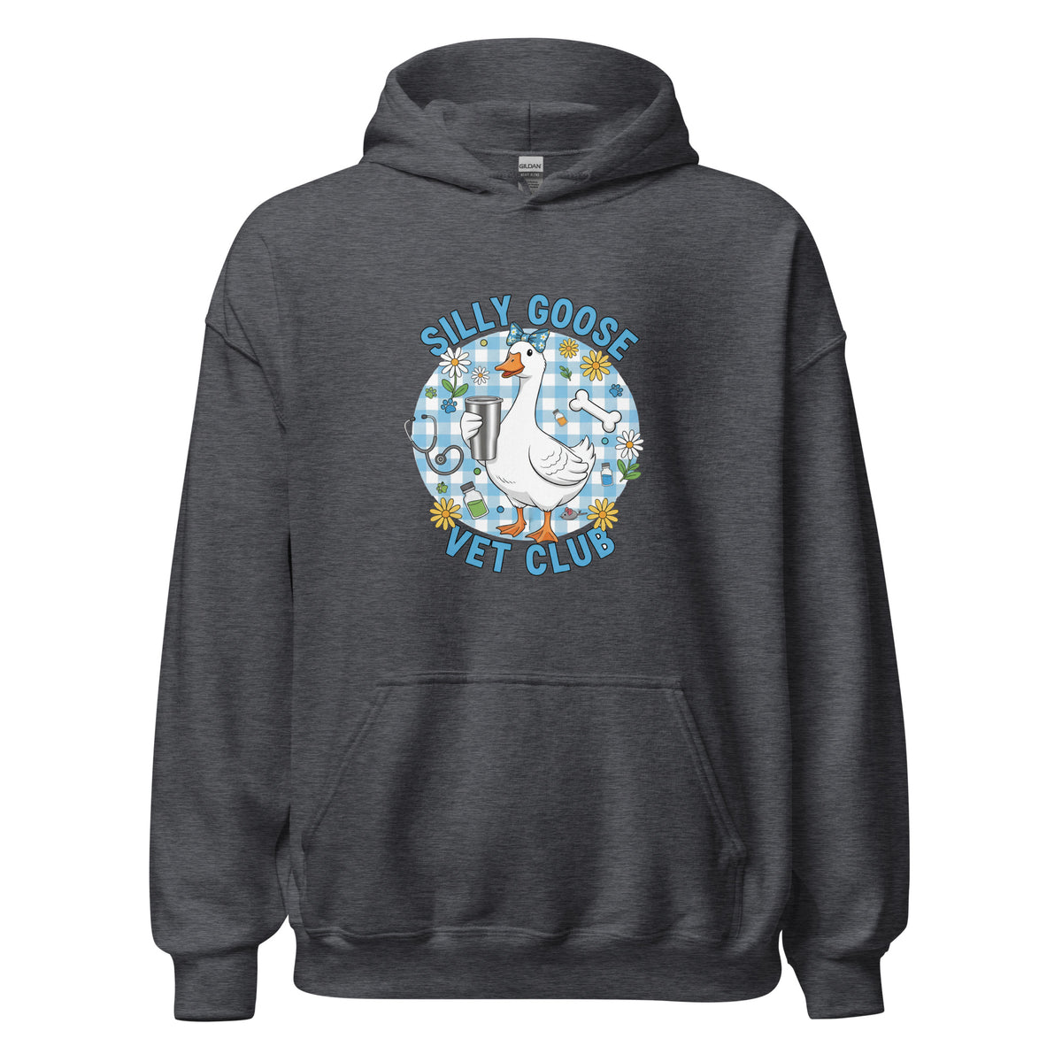 Silly Goose Vet Club Unisex Hoodie-I love Veterinary