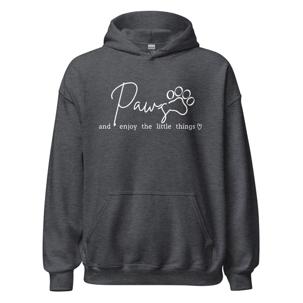 Paws and enjoy the little things Unisex Hoodie-I love Veterinary