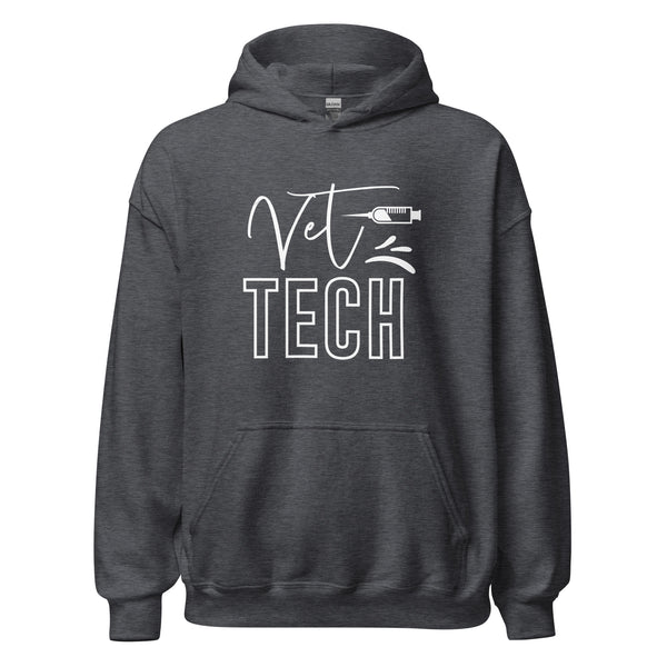 Vet Tech Needle Unisex Hoodie-I love Veterinary