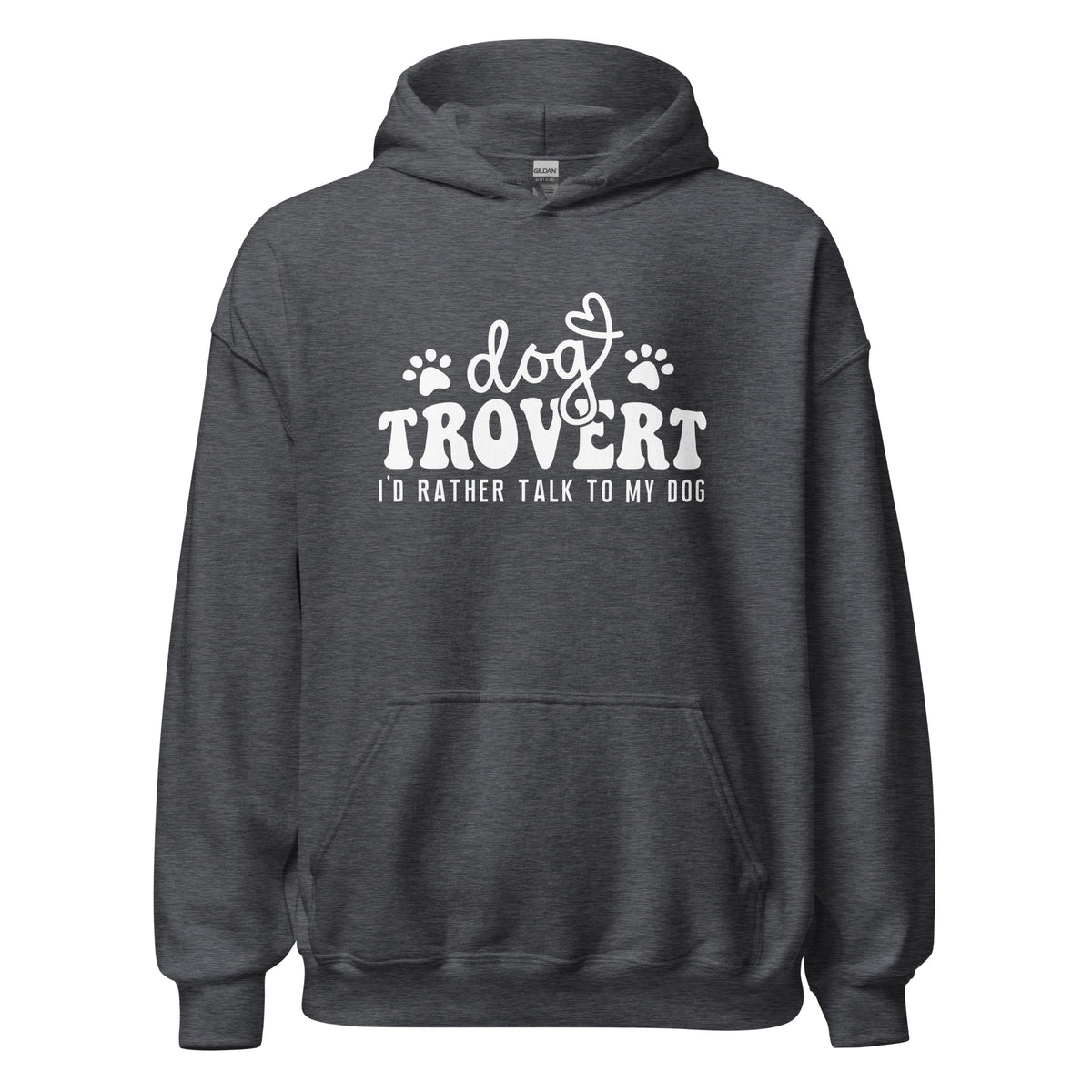 I'd rather talk to my Dog Unisex Hoodie-I love Veterinary