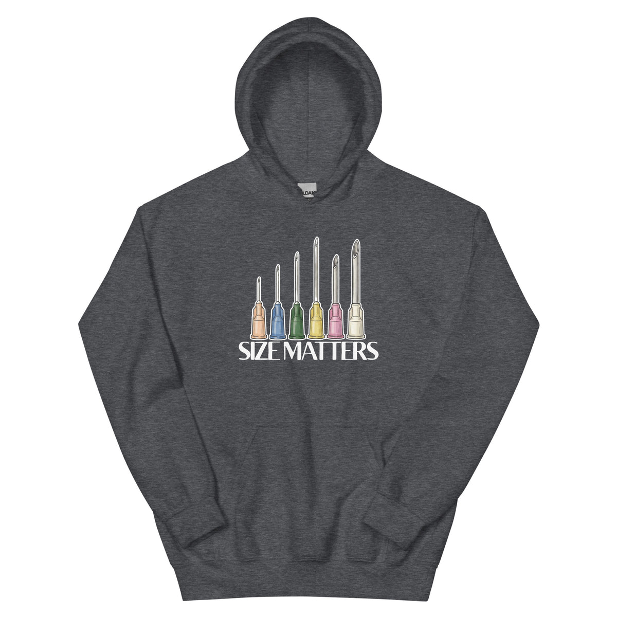 Size matters Unisex Hoodie-I love Veterinary