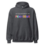 Vet receptionist are paw-some Unisex Hoodie-I love Veterinary