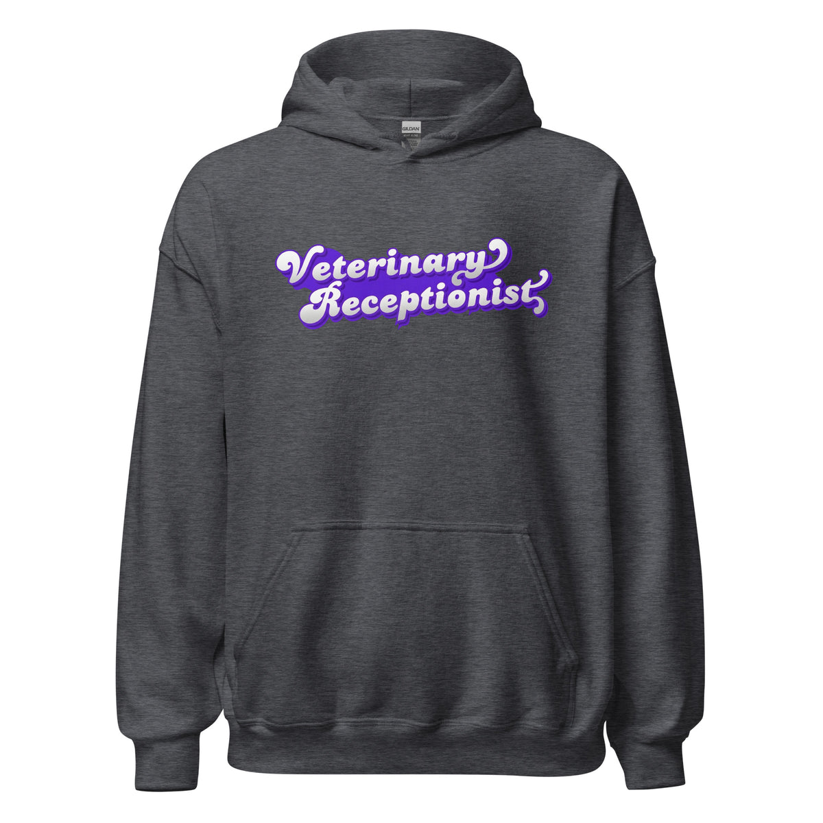 Veterinary Receptionist Unisex Hoodie-I love Veterinary