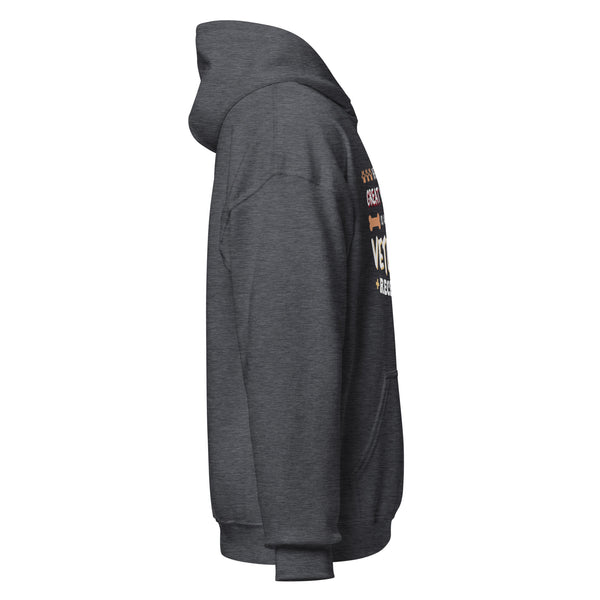 Exhausted veterinary receptionist Unisex Hoodie-I love Veterinary