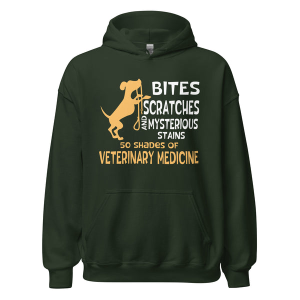 50 Shades of Veterinary Medicine Unisex Hoodie-I love Veterinary