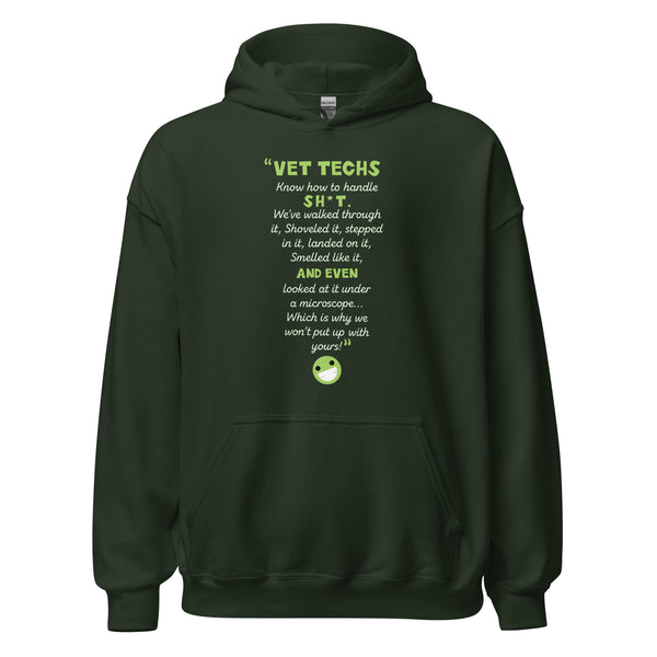 Know how to handle it Unisex Hoodie-I love Veterinary