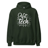 Vet Tech Stethoscope Pulse Unisex Hoodie-I love Veterinary