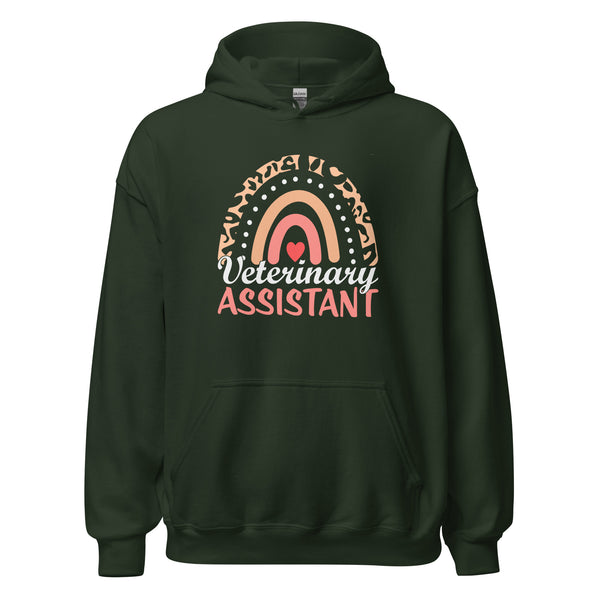 Veterinary Assistant Heart Unisex Hoodie-I love Veterinary