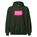 World's best veterinary receptionist color splash Unisex Hoodie-I love Veterinary