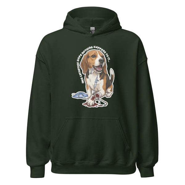 Nice catheter! Unisex Hoodie-I love Veterinary