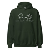 Paws and enjoy the little things Unisex Hoodie-I love Veterinary