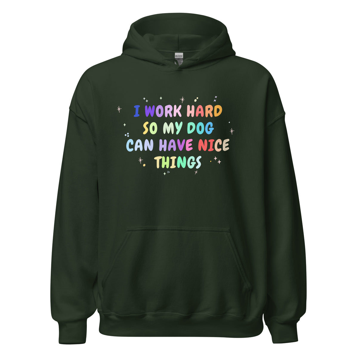 I work hard so my dog can have nice things Unisex Hoodie-I love Veterinary
