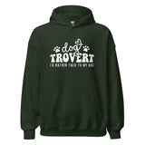 I'd rather talk to my Dog Unisex Hoodie-I love Veterinary