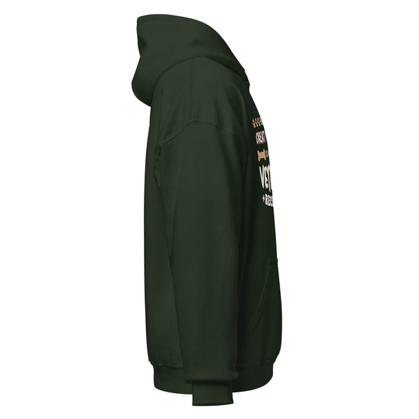 Exhausted veterinary receptionist Unisex Hoodie-I love Veterinary