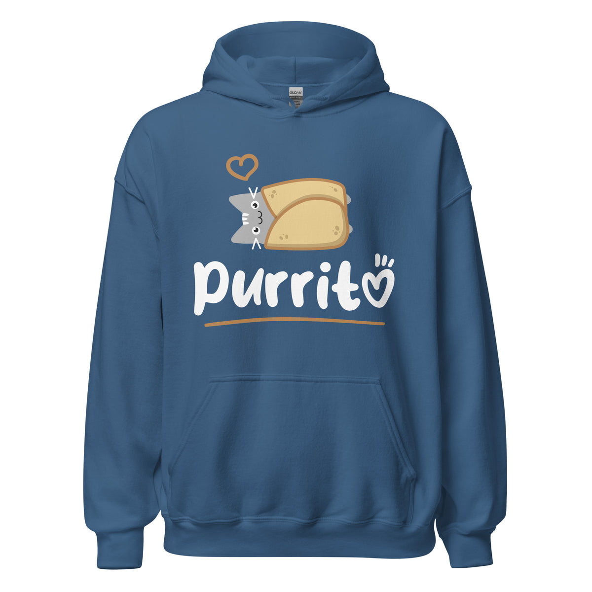 Purritto Unisex Hoodie-Unisex Hoodie | Gildan 18500-I love Veterinary