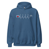 Animal Love Beat Unisex Hoodie-Unisex Hoodie | Gildan 18500-I love Veterinary