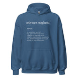 Vet Receptionist Definition Unisex Hoodie-I love Veterinary