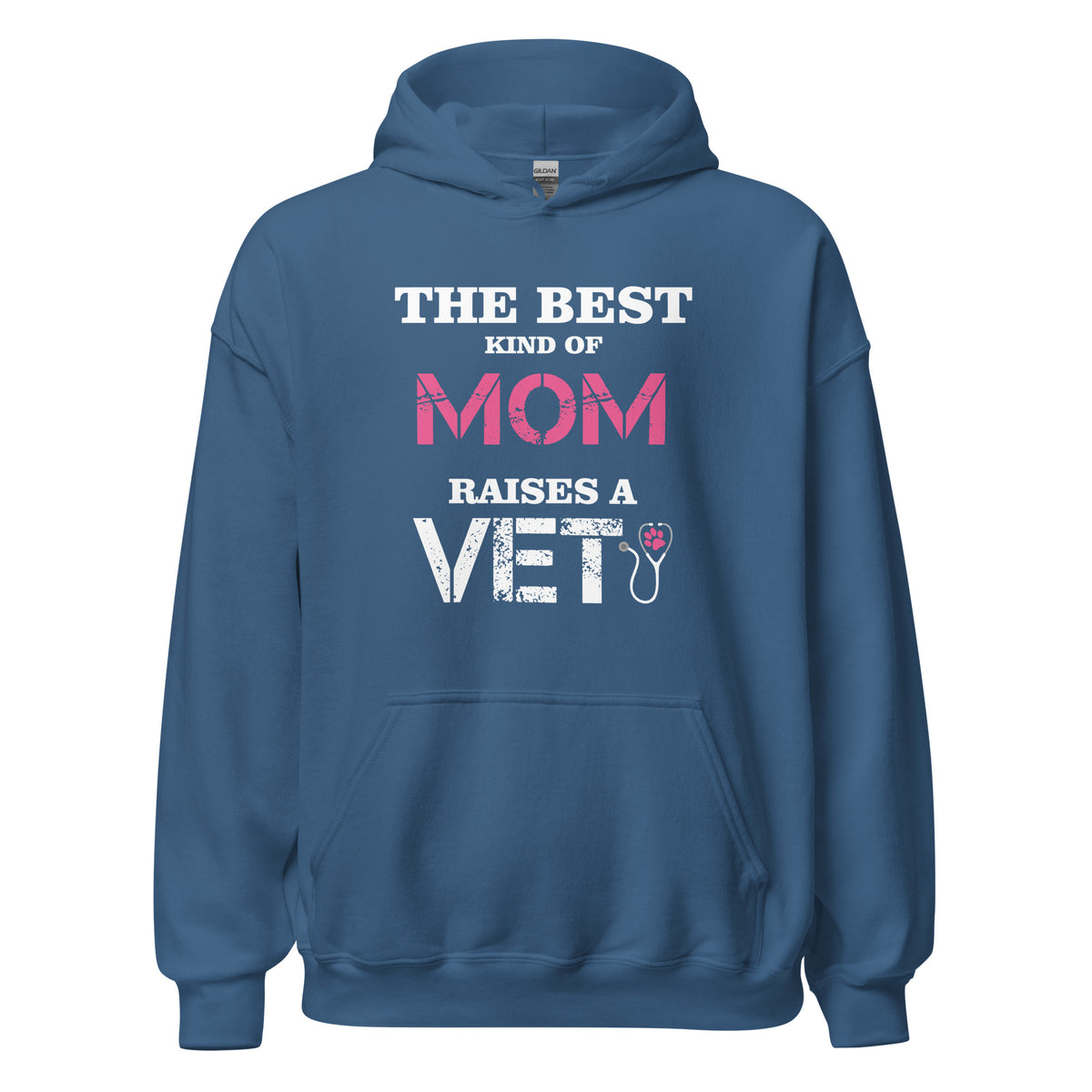 The best kind of Mom raises a Veterinarian Unisex Hoodie-Unisex Hoodie | Gildan 18500-I love Veterinary