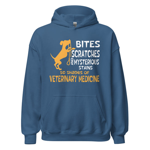 50 Shades of Veterinary Medicine Unisex Hoodie-I love Veterinary