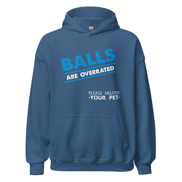 Veterinary - Balls are Overrated Unisex Hoodie-I love Veterinary