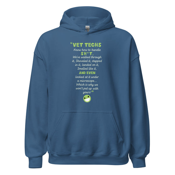 Know how to handle it Unisex Hoodie-I love Veterinary