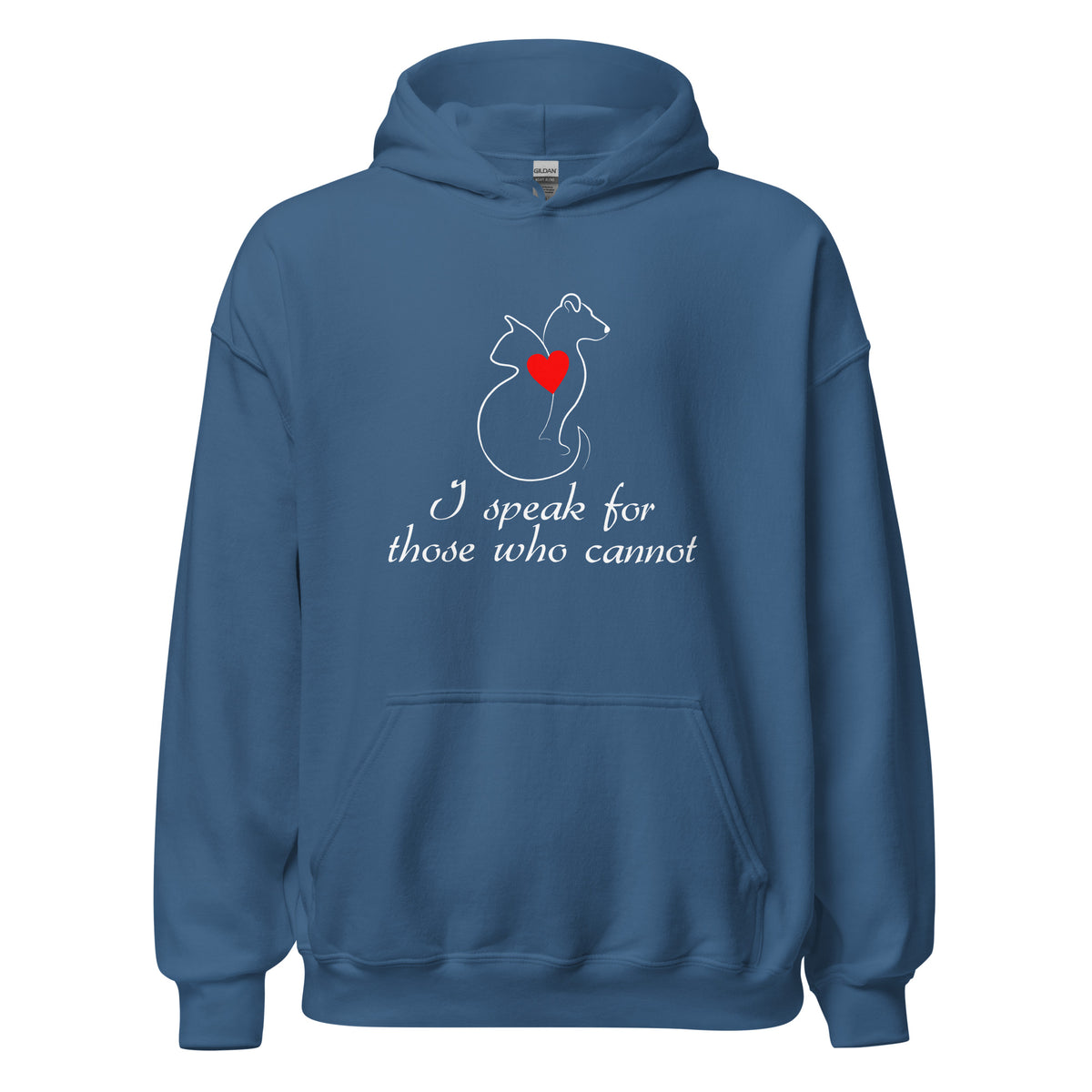 I speak for those who cannot Unisex Hoodie-I love Veterinary