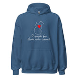 I speak for those who cannot Unisex Hoodie-I love Veterinary